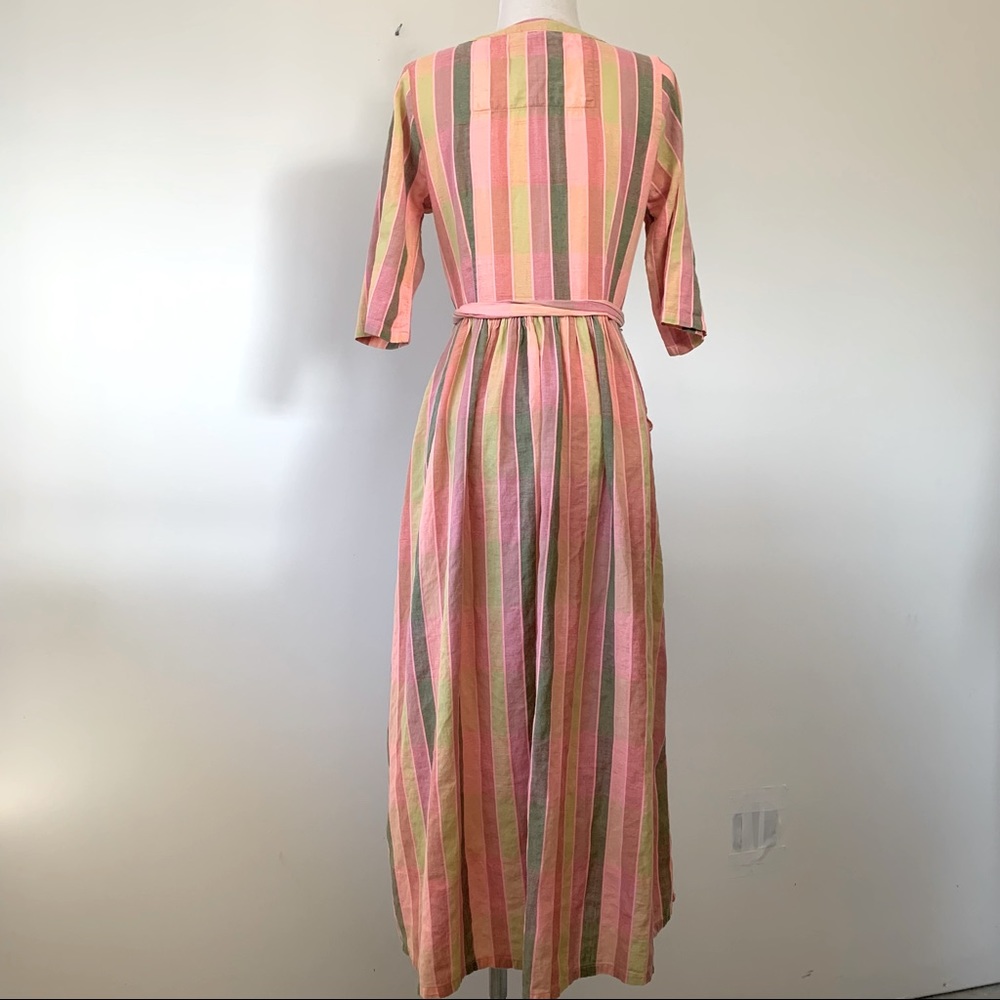 Ace & Jig Pink and Yellow Striped Maxi Dress - Picture 8 of 9